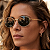Óculos De Sol Vogue Metal Dourado VO4323S Tamanho 56 - Imagem 2