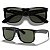 Óculos De Sol Ray Ban Justin Classic Preto Fosco RB4165L Tamanho 55 - Imagem 1