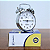 Relógio Despertador Mecânico Herweg Metal Cromado Picoteado 2370 - 207 - Imagem 7