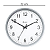 Relógio de Parede Herweg Quartz Branco 6101 - 021 - Imagem 3