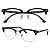 Armação Para Óculos De Grau Ray Ban Clubmaster RX5154 Tamanho 51 - Imagem 1
