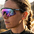 Óculos de Sol Oakley Esportivo Hydra Violeta OO9229 Tamanho 37 - Imagem 3