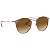 Óculos de Sol Ray-Ban Feminino Redondo Beige On Copper RB3546L 90715152 - Imagem 4