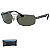 Óculos de Sol Ray-Ban Masculino Chumbo Polarizado RB3445 004 64 - Imagem 1
