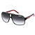 Óculos de Sol Carrera Preto Vermelho UV Protection GRAND PRIX 2/S Tamanho 64 - Imagem 2