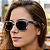 Óculos De Sol Ray Ban New Wayfarer Classic Blue Camu RB2132 Tamanho 55 - Imagem 2