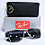 Óculos De Sol Ray Ban New Wayfarer Classic Blue Camu Tamanho 55 - Imagem 6