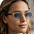 Óculos De Sol Ray Ban Redondo Polido Havana RB2180 Tamanho 51 - Imagem 2