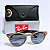 Óculos De Sol Ray Ban Redondo Polido Havana RB2180 Tamanho 51 - Imagem 7