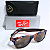 Óculos De Sol Ray Ban New Wayfarer Classic Brown Camu Tamanho 55 - Imagem 7