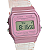 Relógio Casio Digital Feminino Transparente Rosa F-91WS-4DF - Imagem 1
