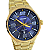 Relógio Orient Analógico Masculino Dourado Aço IPG MGSS1136 D2KX - Imagem 1