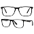 Armação Para Óculos De Grau Ray Ban Optics RX7203L Tamanho 56 - Imagem 1