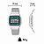 Relógio Casio Unissex Vintage Prateado A158WEM-3DF - Imagem 5