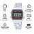 Relógio Casio Unissex Digital Vintage Prateado A168WA-5AYDF - Imagem 6
