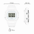 Relógio Casio Masculino G Shock Digital Monocromático Branco DW-5600WW-7DR - Imagem 5