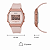 Relógio Casio Unissex Digital Vintage Rosê LW-204-4ADF - Imagem 5