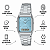 Relógio Casio Unissex Anadigi Vintage Prateado AQ-230A-2A1MQYDF - Imagem 6