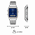 Relógio Casio Unissex Anadigi Vintage Mesh Prateado AQ-230EM-2ADF - Imagem 5