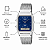 Relógio Casio Unissex Anadigi Vintage Mesh Prateado AQ-230EM-2ADF - Imagem 6