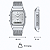 Relógio Casio Unissex Anadigi Vintage Mesh Prateado AQ-230EM-7ADF - Imagem 5