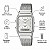 Relógio Casio Unissex Anadigi Vintage Mesh Prateado AQ-230EM-7ADF - Imagem 6