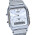 Relógio Casio Unissex Anadigi Vintage Mesh Prateado AQ-230EM-7ADF - Imagem 1