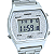 Relógio Casio Feminino Digital Vintage Glitter Prateado B640WDG-7DF - Imagem 1