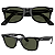 Óculos de Sol Ray-Ban Wayfarer Classic Preto Polido RB2140 12943150 - Imagem 1
