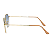 Óculos de Sol Ray-Ban Hexagonal Dourado Arista RB3548 001/3F51 - Imagem 6