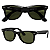 Óculos de Sol Ray-Ban Wayfarer Easy Verde Polarizado RB4340 601/5850 - Imagem 1