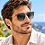 Óculos de Sol Ray-Ban Erika Classic Azul Transparente RB4171 6592T354 - Imagem 3