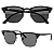 Óculos de Sol Ray-Ban Clubmaster Marble Preto Polido RB3016 1305B151 - Imagem 1