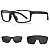 Óculos de Grau HB Presto 2.0 Clip on Matte Black 10105180243001 - Imagem 1