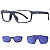Óculos de Grau HB Presto 2.0 Clip on Matte Navy/ Blue Chrome 10105180312024 - Imagem 1