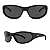Óculos de Sol HB A New Species Esportivo Matte Black Gray 10105150243001 - Imagem 1