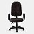Cadeira Presidente Couro Giratória Back C/br 0097 Marrom - Imagem 2