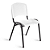 Cadeira Plastica Adria Base Fixa - Imagem 4