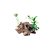 ENFEITE DE RESINA BOYU TRONCO COM PLANTA 03 (RO-2203) - Imagem 1