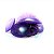 ENFEITE DE SILICONE SOMA CORAL MUSHROOM GIANT ROXO - Imagem 1