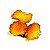 ENFEITE DE SILICONE SOMA CORAL MUSHROOM SPOTTED LARANJA 04 - Imagem 1