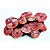 ENFEITE DE SILICONE SOMA CORAL RICORDEA VERMELHA 04 - Imagem 1
