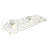 SUPORTE DE ACRILICO SOMA C/VENTOSA DE PRES(24X12X6CM)23FUROS - Imagem 1
