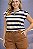 Blusinha Manga Muscle Listrada 0397 - Jaine - Imagem 1