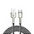 Cabo Metal Waves USB x Type C Premium Preto - Imagem 2