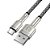 Cabo Metal Waves USB x Type C Premium Preto - Imagem 3