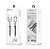 Cabo Metal Waves USB x Lightning Premium Preto - Imagem 1
