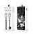 Cabo Type C X Type C Turbo Metal Waves Preto - Imagem 1