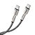 Cabo Type C X Type C Turbo Metal Waves Preto - Imagem 4