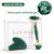 Rolo de Jade de Quartzo Rosa Conjunto Natural Gua Sha Massageador Corporal Facial - Imagem 4